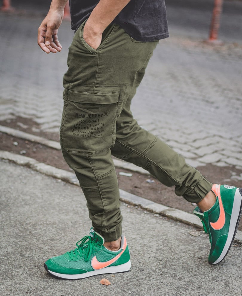 Olive Green Cargo Pant For Men – Buzz Shop