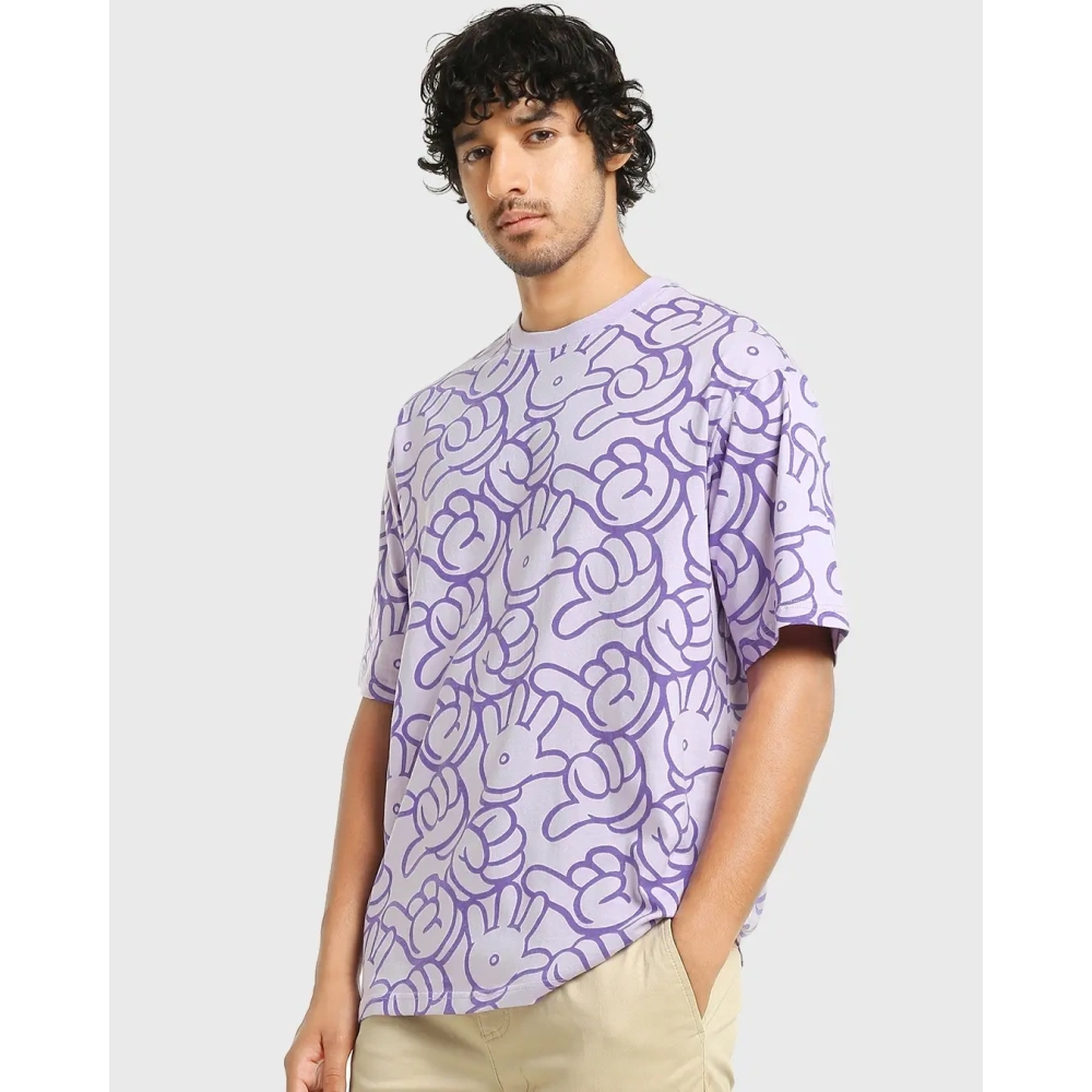 Purple Oversized T-Shirt For Men – Buzz Shop