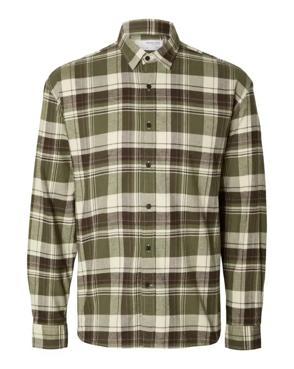 Green Check Print Full Sleeves Shirt - Image 6