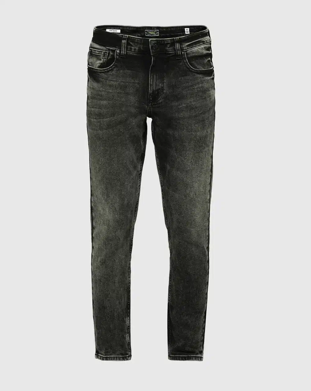 Grey Mid Rise Washed Slim Fit Jeans - Image 8