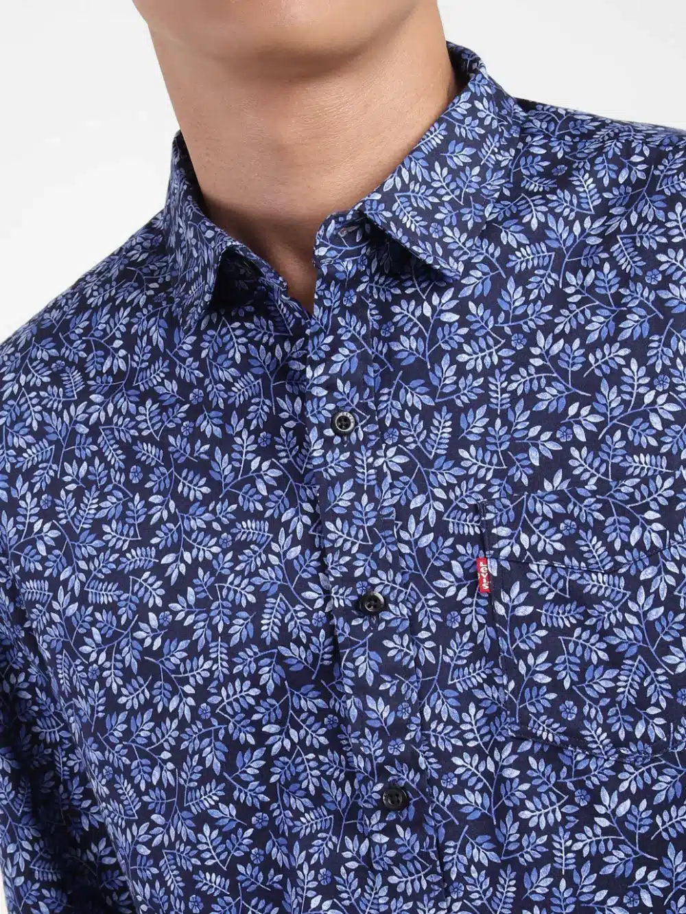 Men's All Over Print Spread Collar Shirt - Image 4