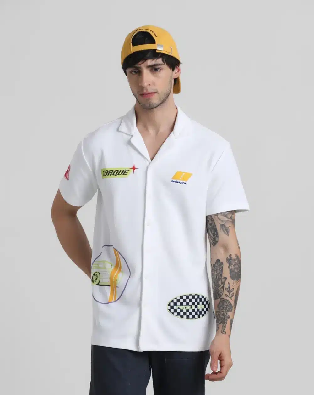 Urban Racers By White Short Sleeves Shirt - Image 2