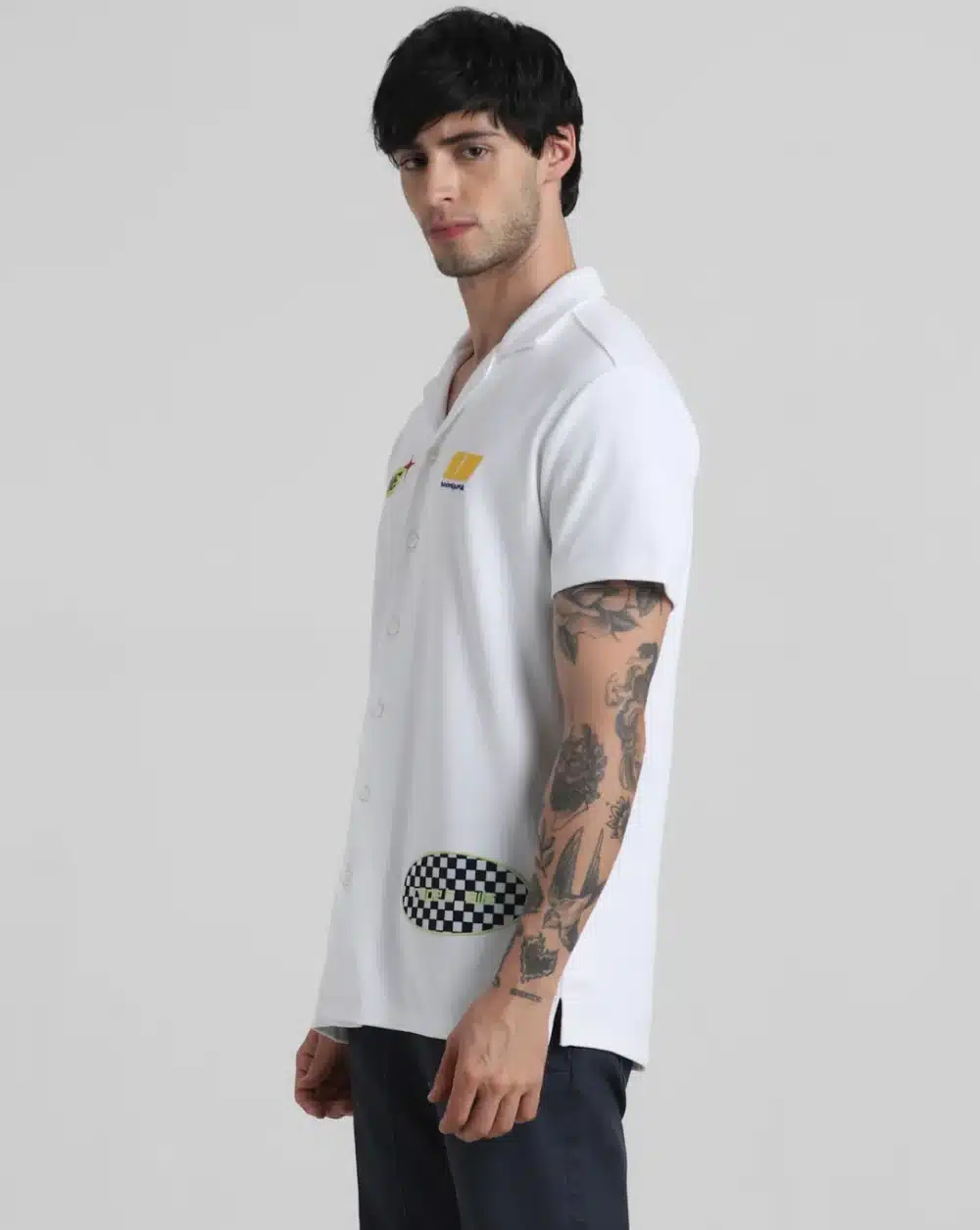 Urban Racers By White Short Sleeves Shirt - Image 3