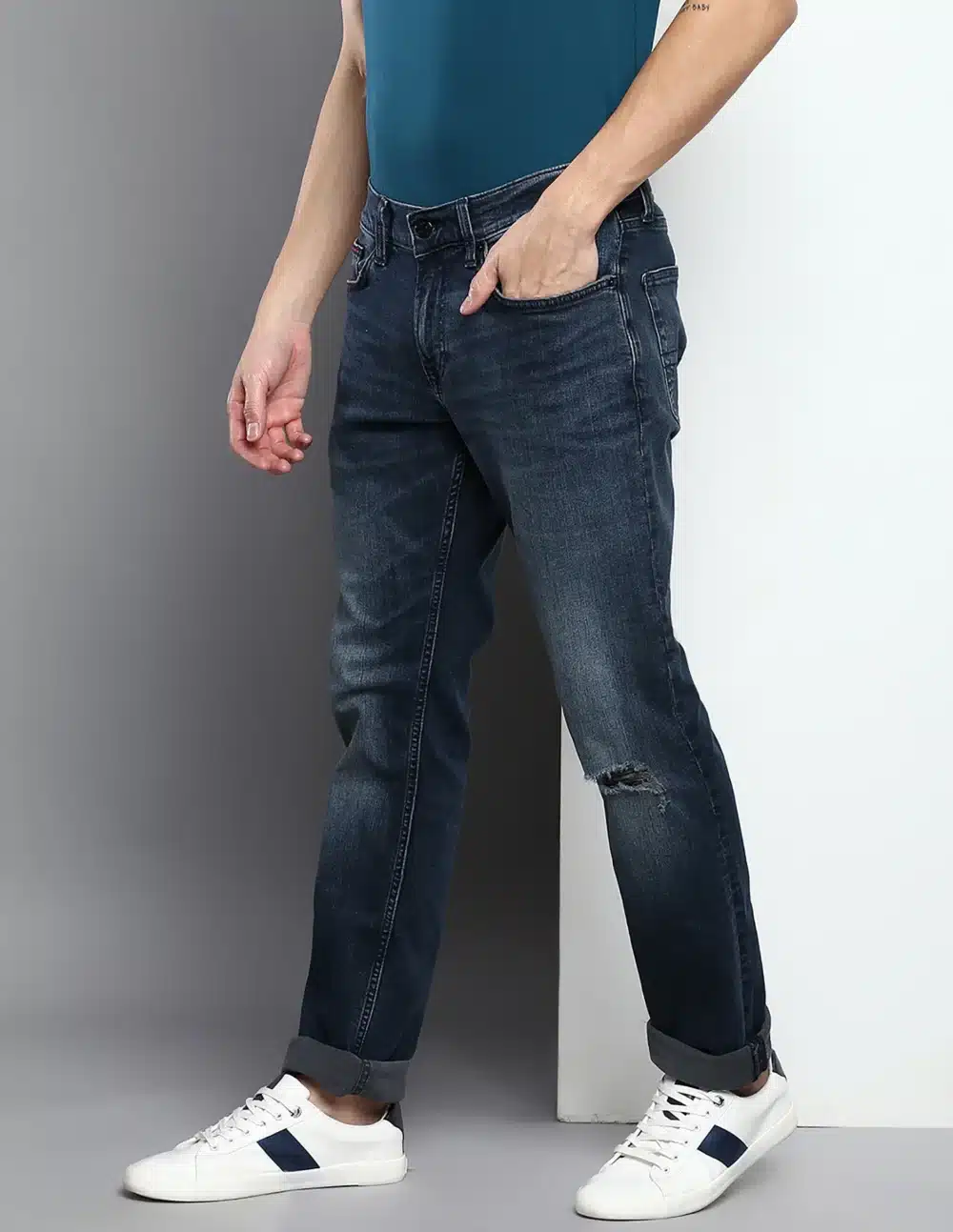 Rinsed Scanton Slim Fit Jeans - Image 3