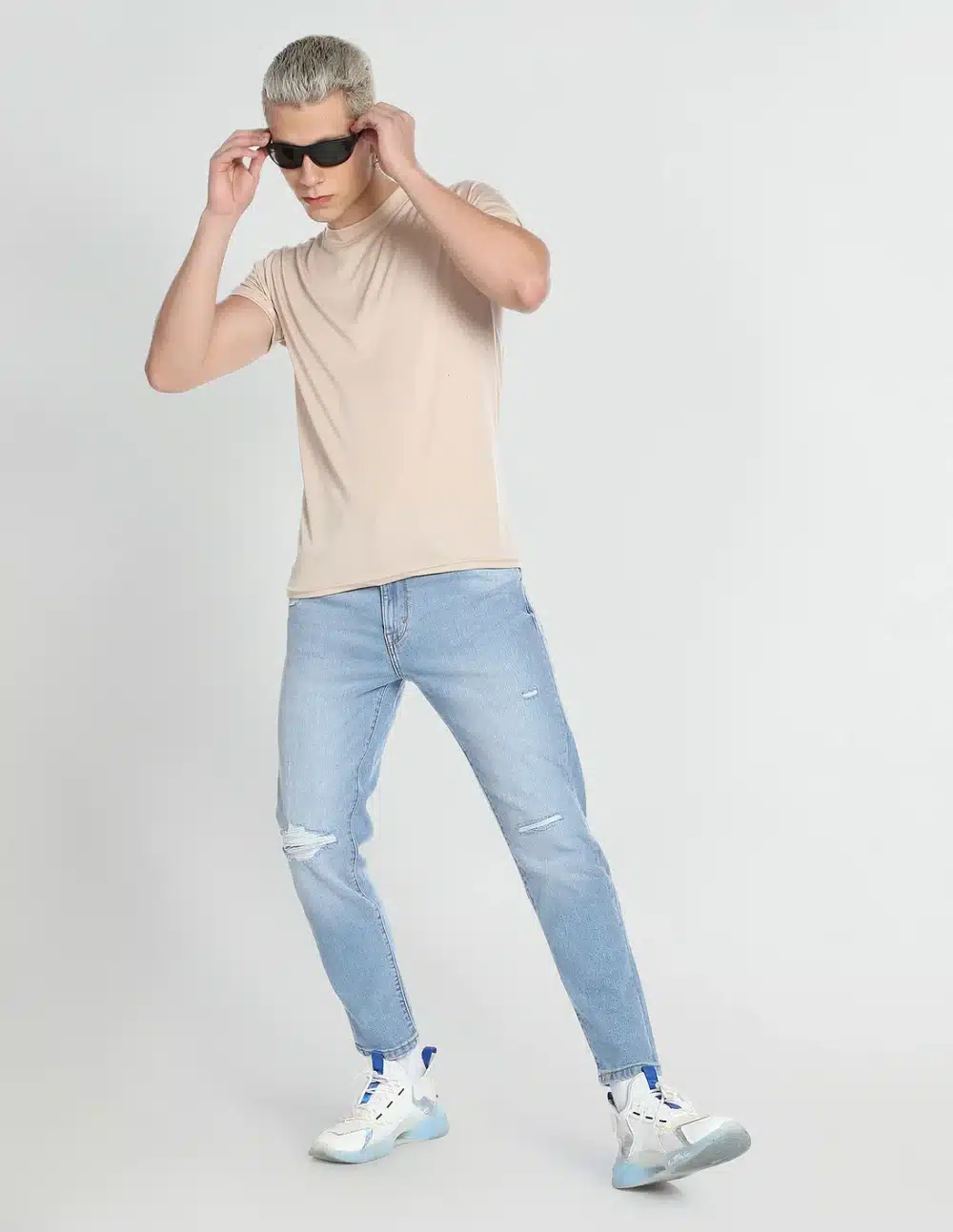 Slim Fit Whiskered Classic Vintage Jeans - Image 3