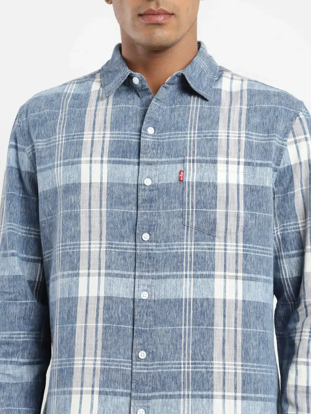 Men's Plaid Slim Fit Shirt - Image 5