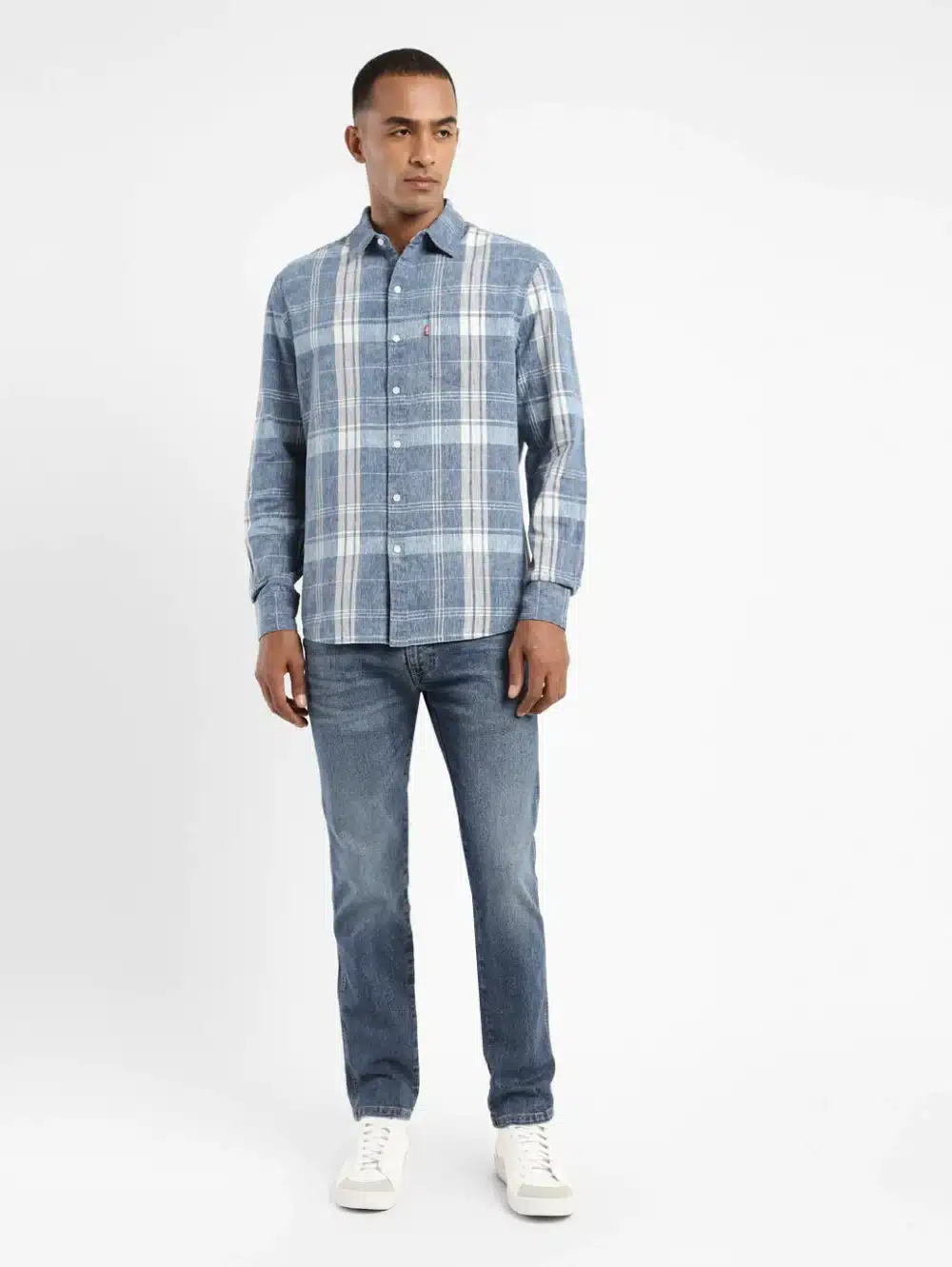 Men's Plaid Slim Fit Shirt - Image 6