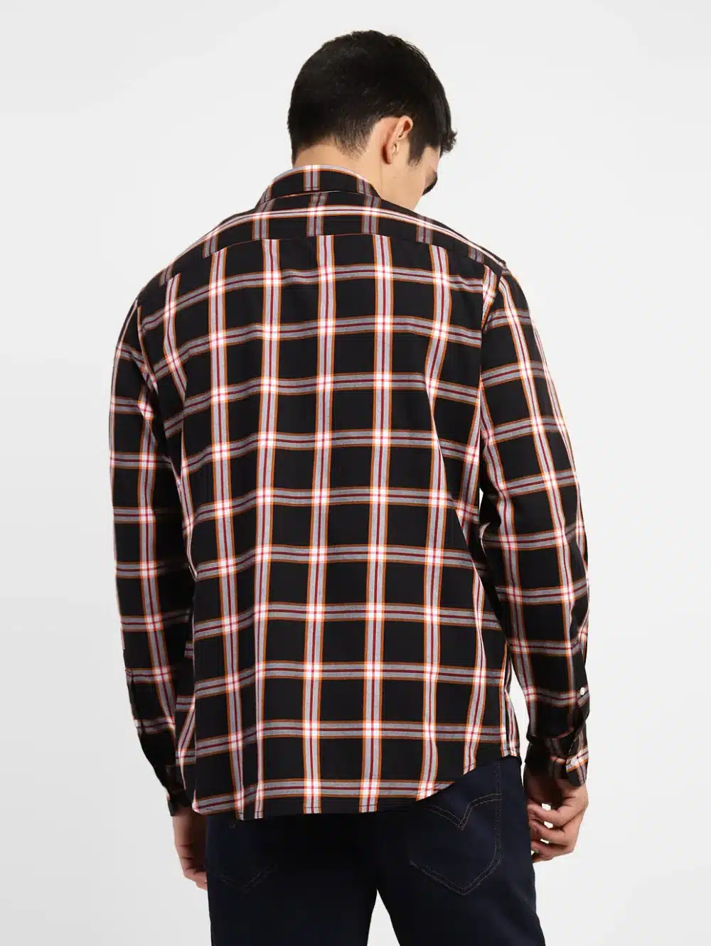 Men's Checkered Slim Fit Shirt - Image 3