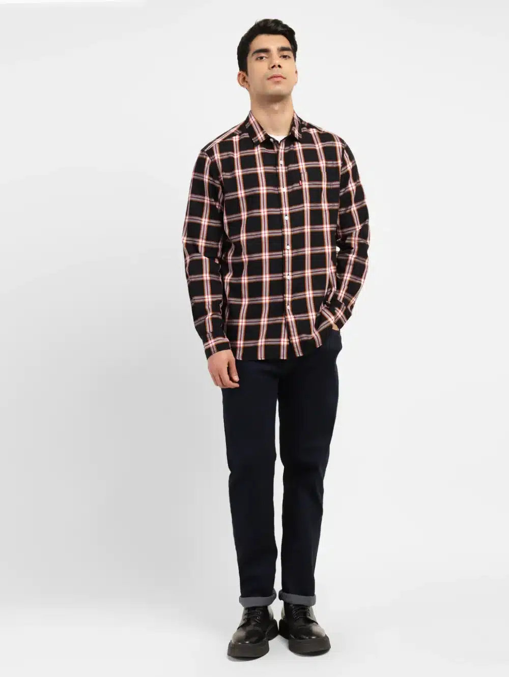 Men's Checkered Slim Fit Shirt - Image 6