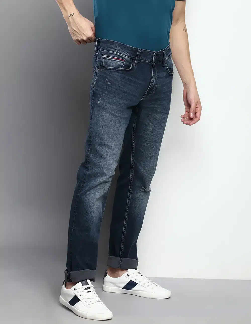 Rinsed Scanton Slim Fit Jeans - Image 4