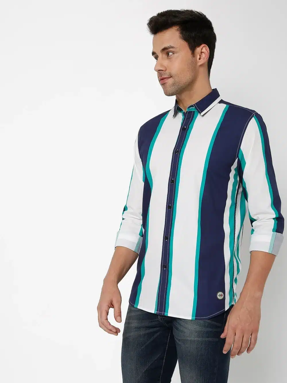 Men's S.det Stripe In Relaxed Fit Shirt - Image 2