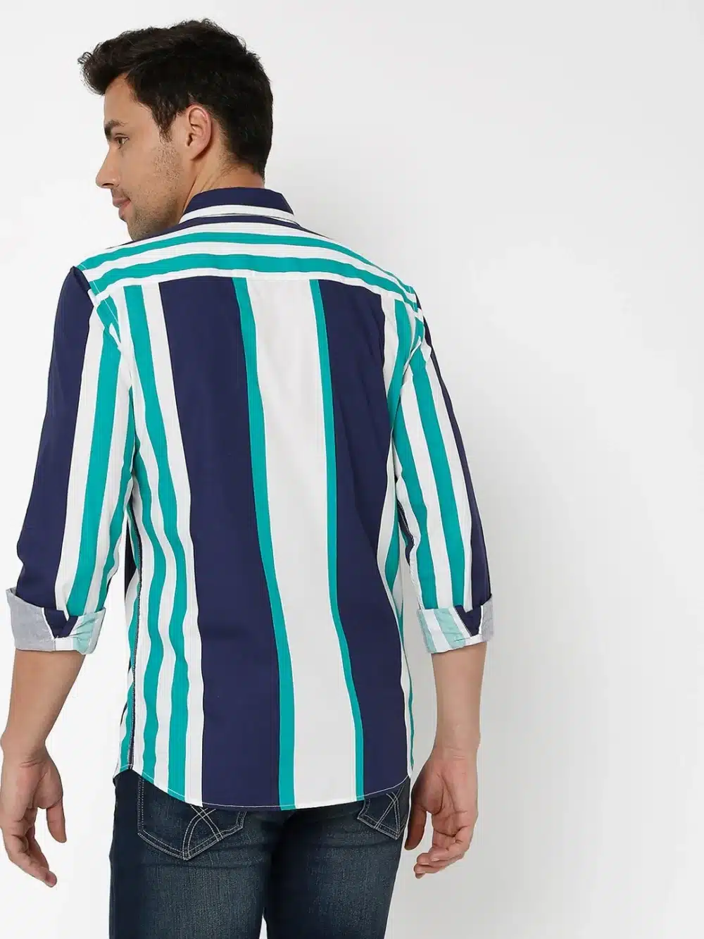 Men's S.det Stripe In Relaxed Fit Shirt - Image 3