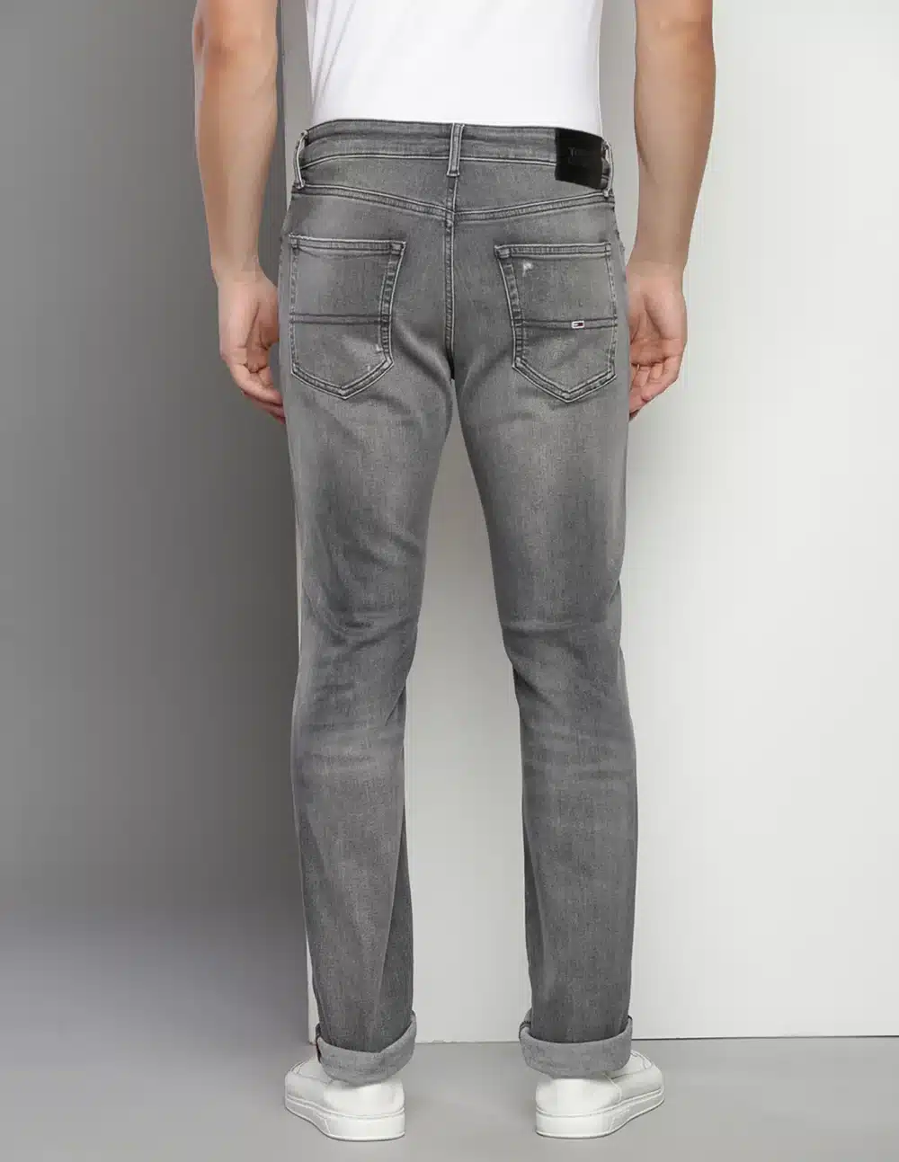 Stonewashed Scanton Slim Fit Jeans For Men - Image 5