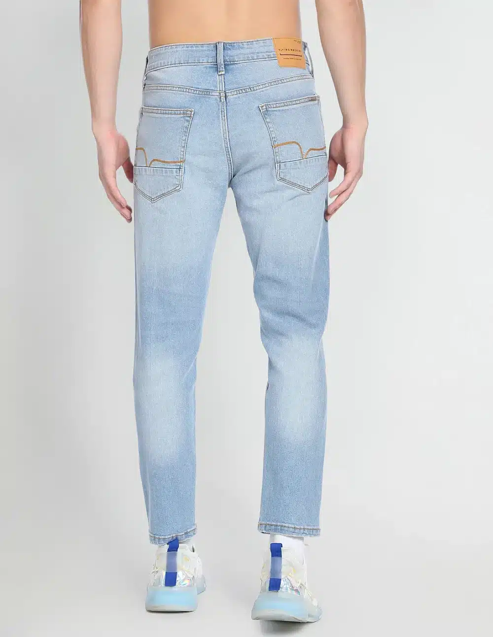 Slim Fit Whiskered Classic Vintage Jeans - Image 5