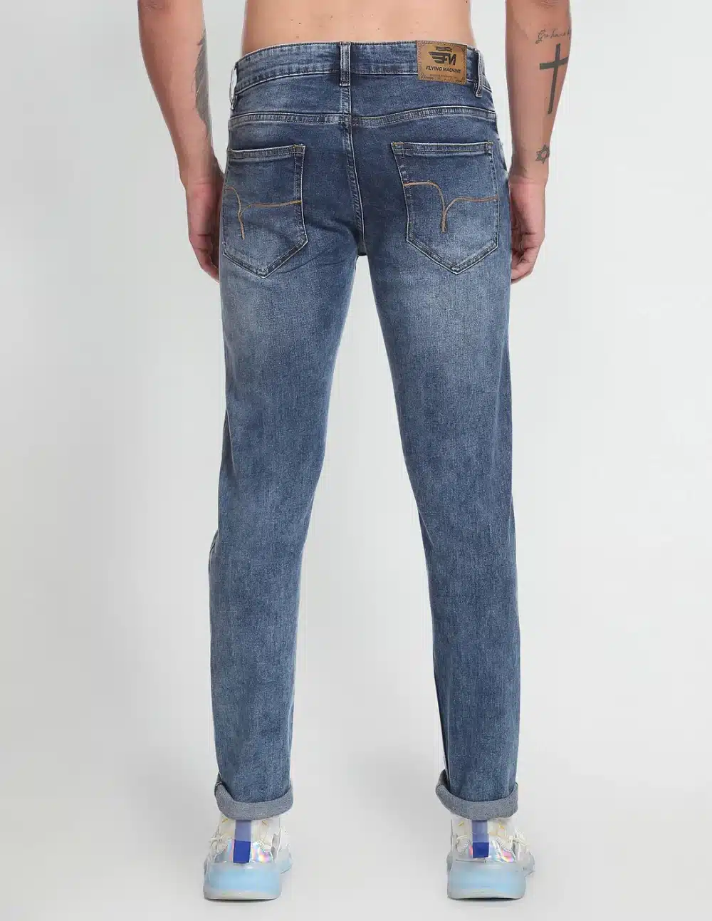 Mid Rise Skinny Fit Jeans For Men - Image 5