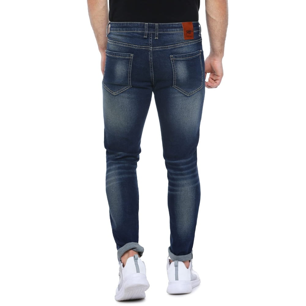 Men Dark Blue Regular Jeans - Image 3