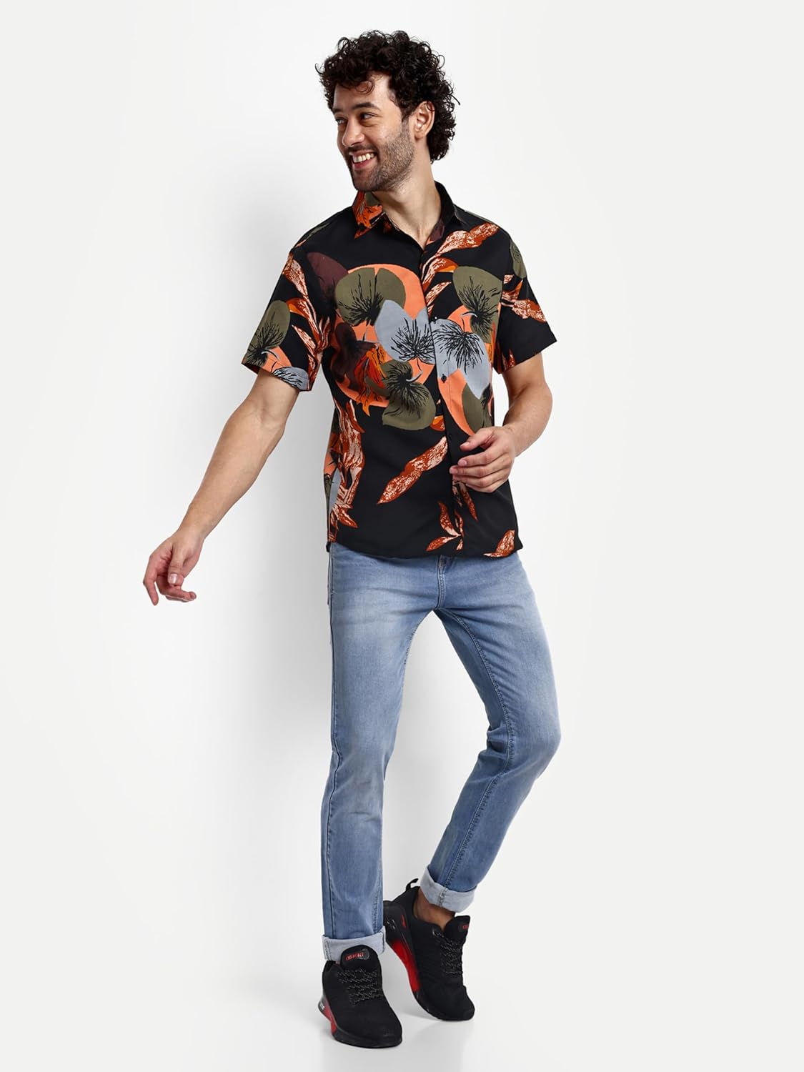 Men’s Rayon Digital Printed Otto Shirts For Men – Buzz Shop