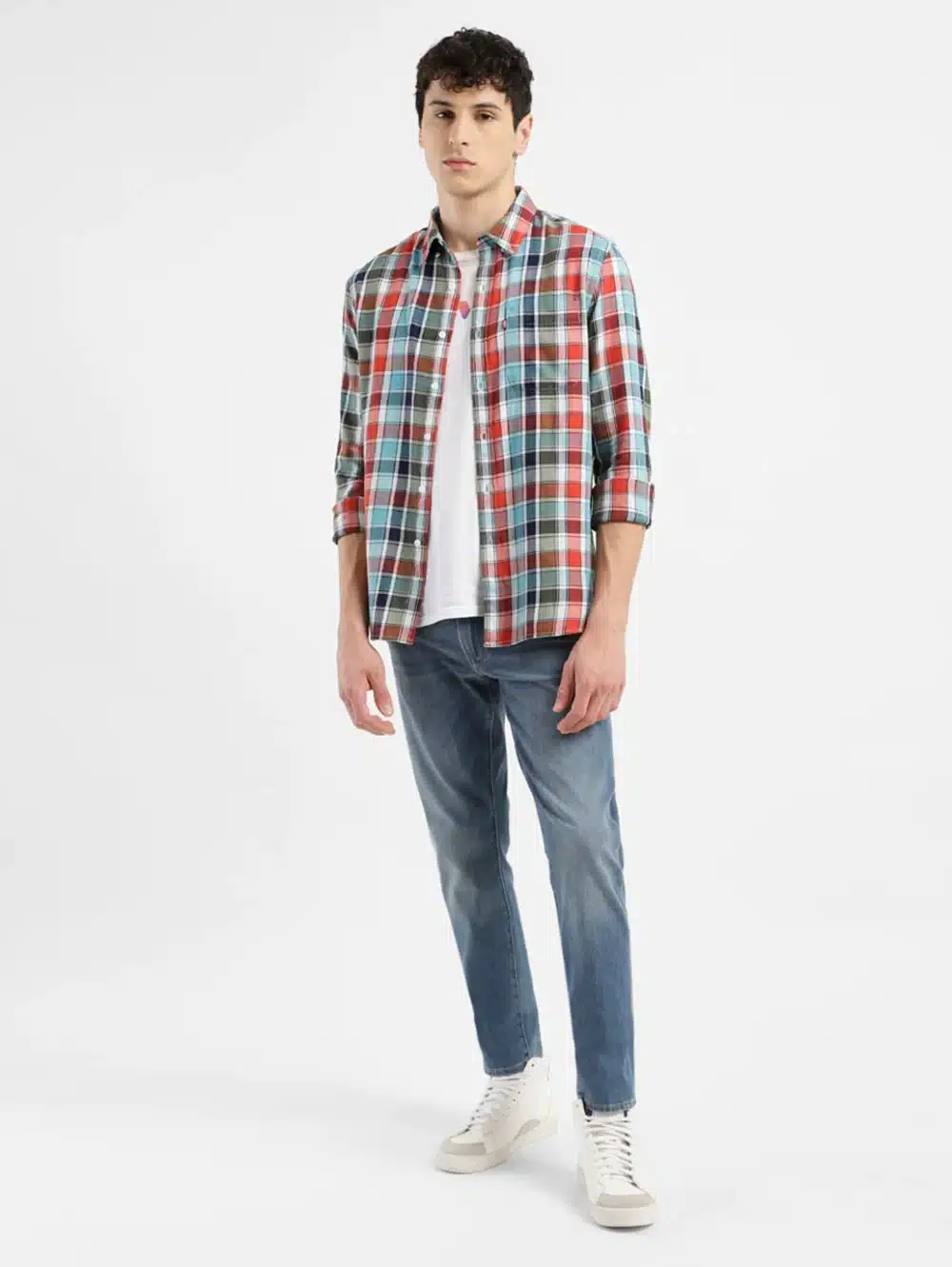 Men's Chekered Slim Fit Shirts - Image 6