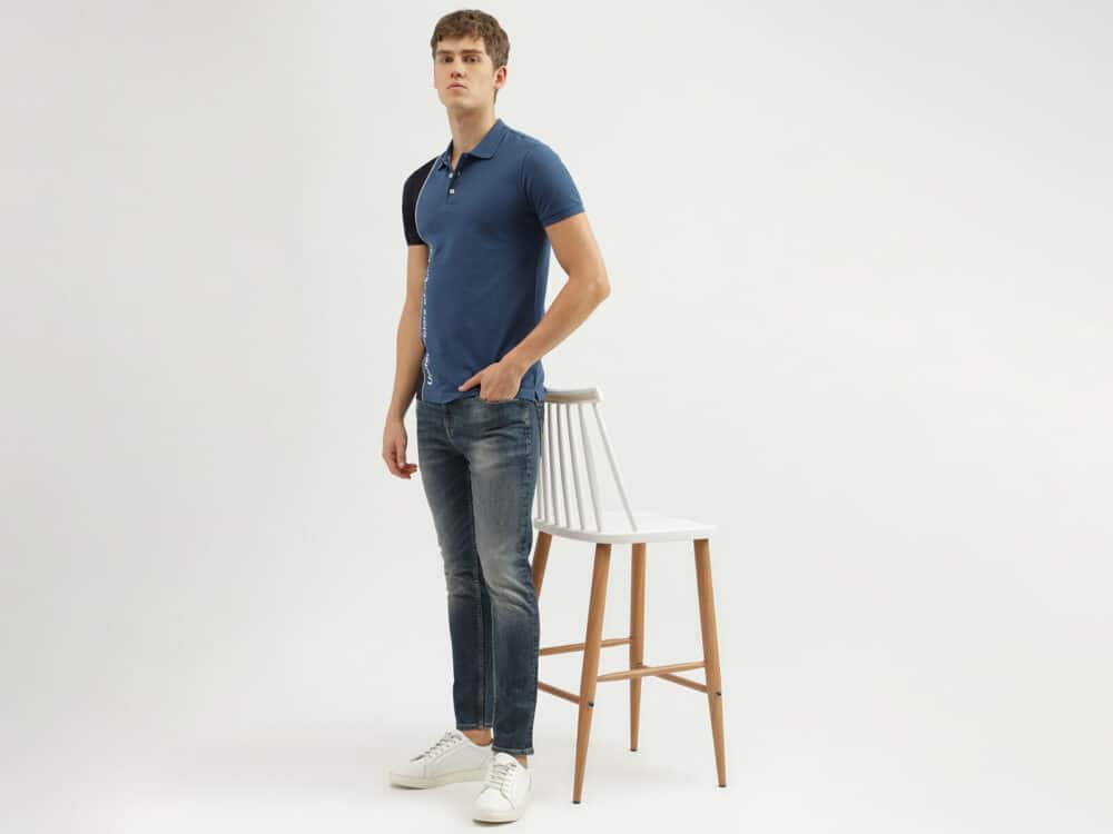 Men's Solid Low Crotch Jeans - Image 6