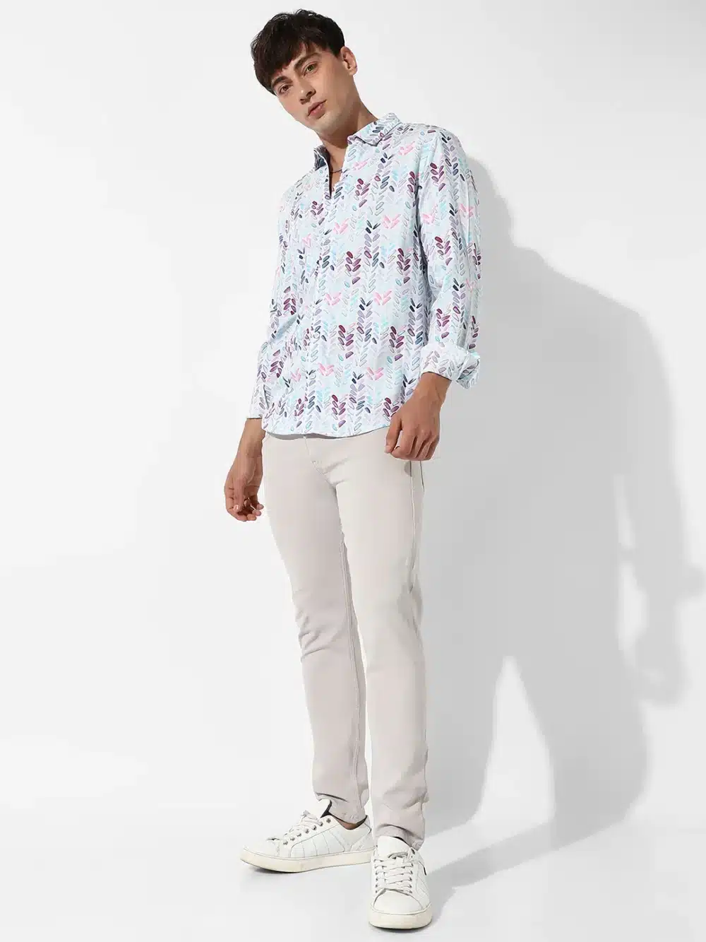 Abstract Print Shirt For Men - Image 2