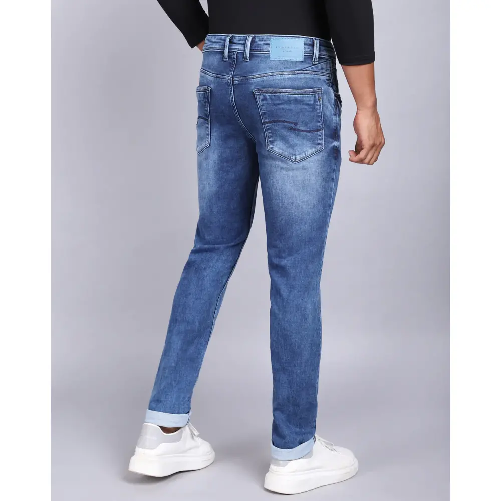 Slim Fit Jeans-Faded Light Blue – Buzz Shop