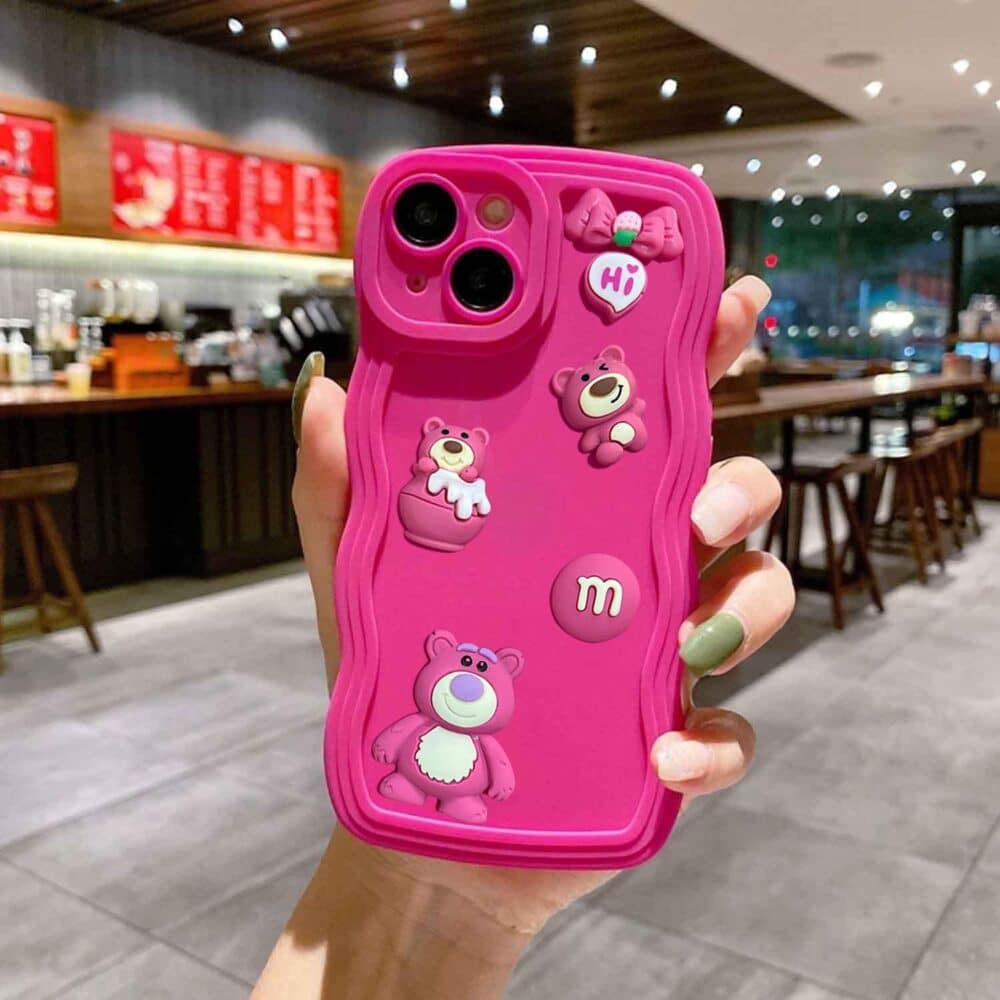 Cover For Oneplus 3D Cute Curly Wave Cartoon Characters - Image 2