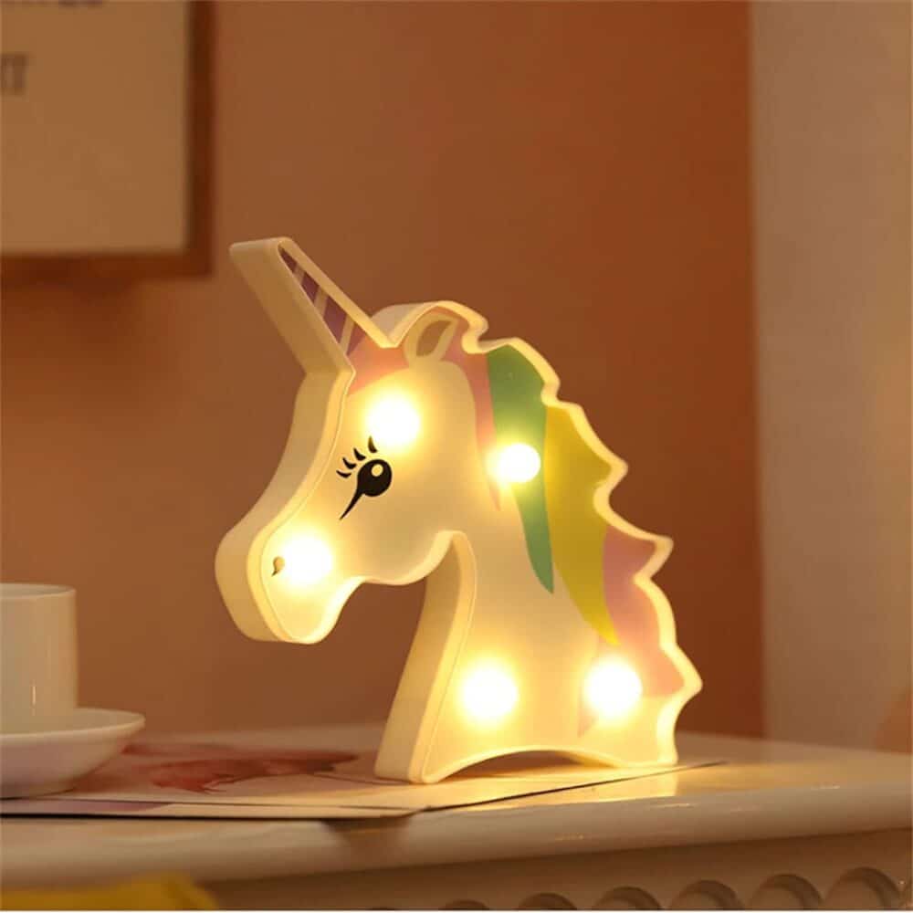 3D Multicolor Unicorn Shaped Neon LED Light - Image 3