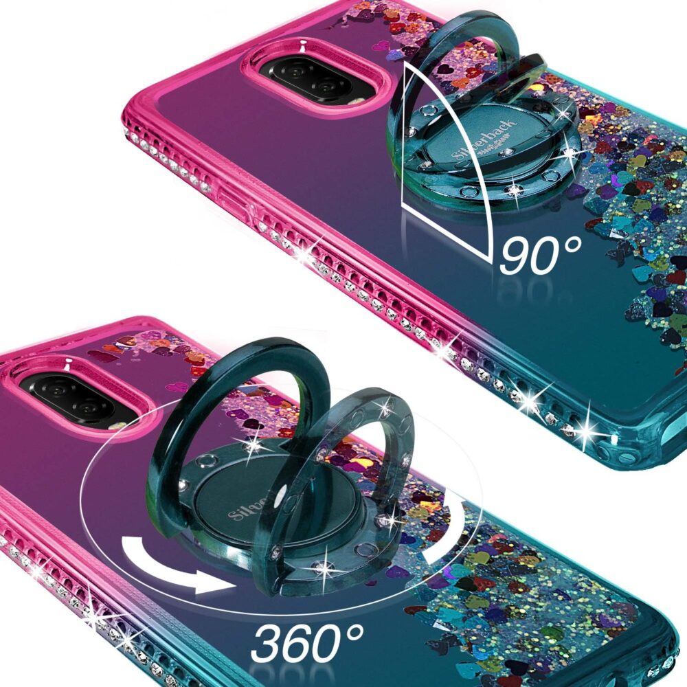 OnePlus 6T McLaren Case, Moving Liquid Holographic Sparkle Glitter Case - Image 4