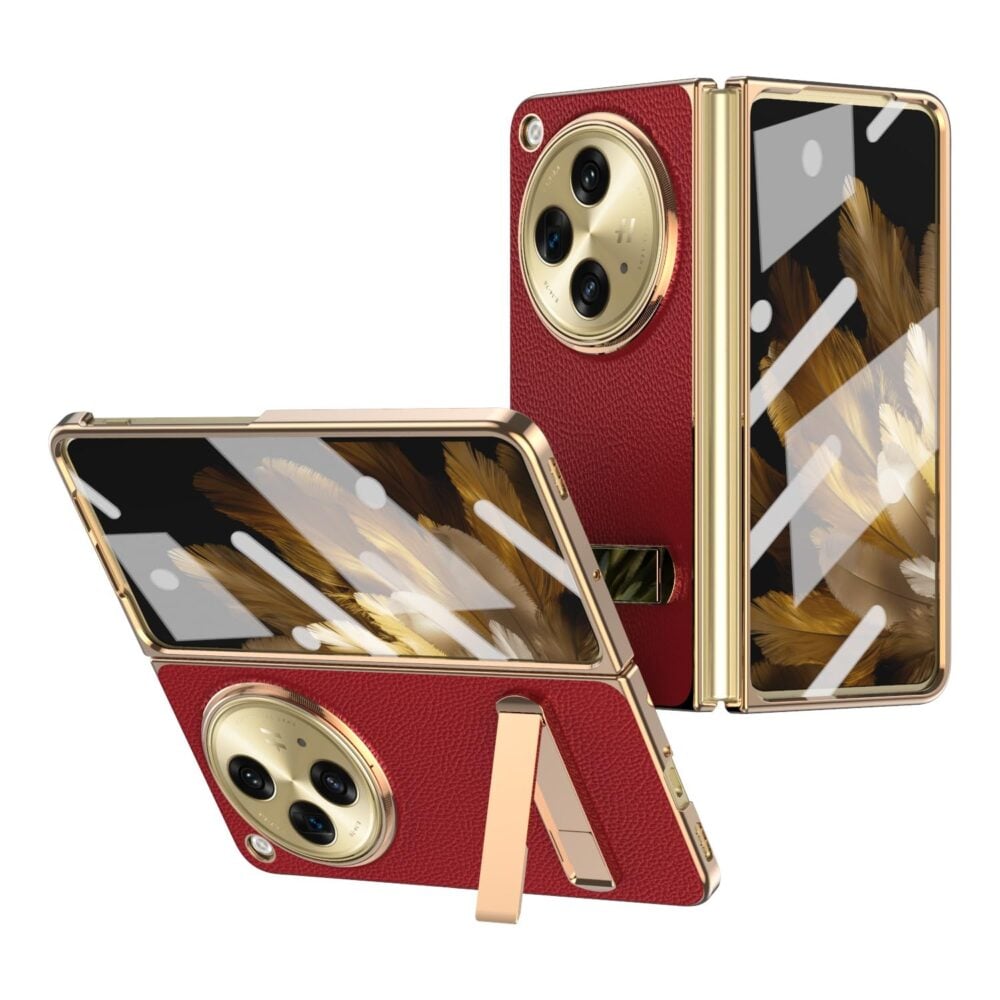 Compatible With Oneplus Open Case With Screen Protector Case, Luxury Shockproof Electroplated Case