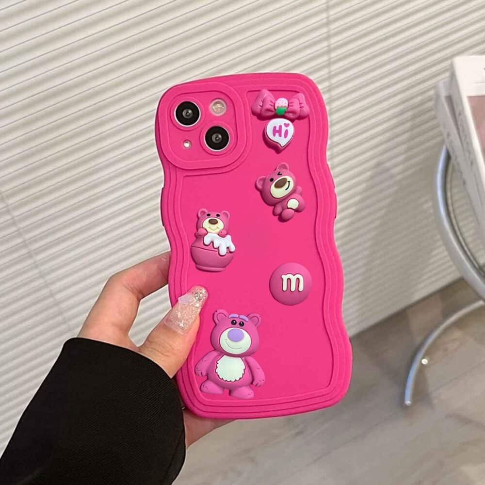 Cover For Oneplus 3D Cute Curly Wave Cartoon Characters - Image 3