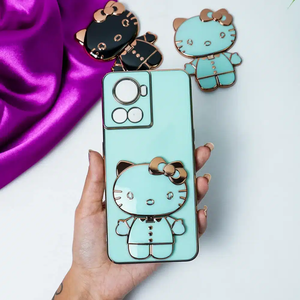 Charming Kitty Folding Mirror Stand Case - OnePlus - Image 5