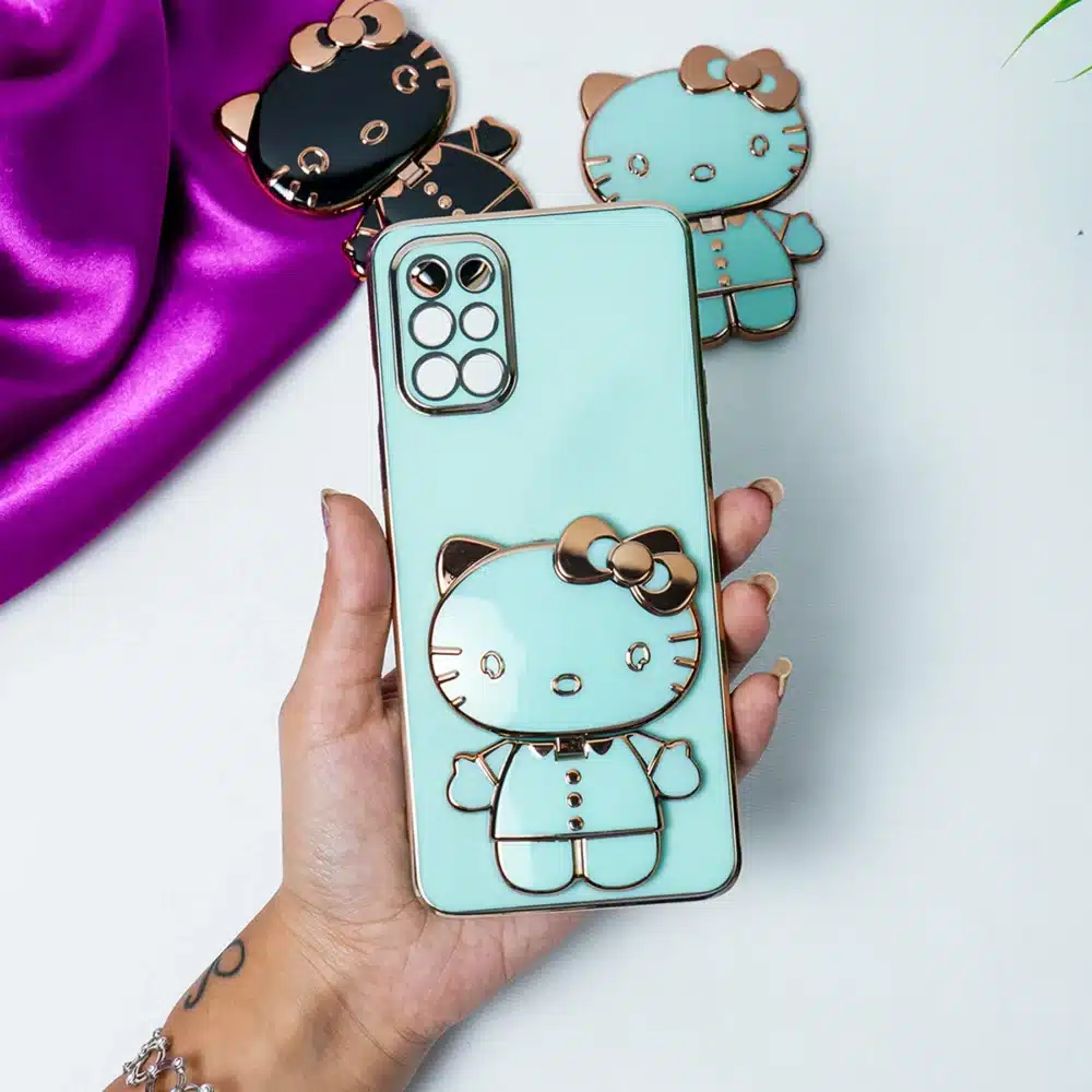 Charming Kitty Folding Mirror Stand Case - OnePlus - Image 2