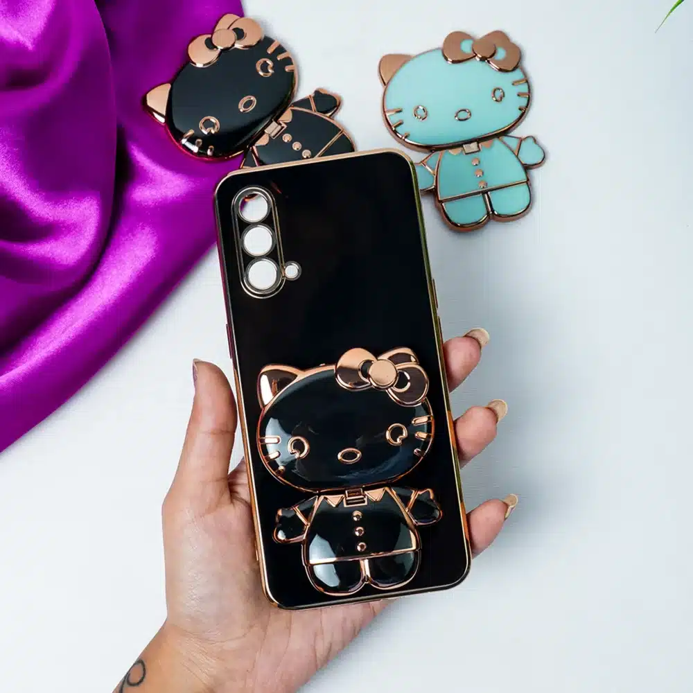 Charming Kitty Folding Mirror Stand Case - OnePlus - Image 8