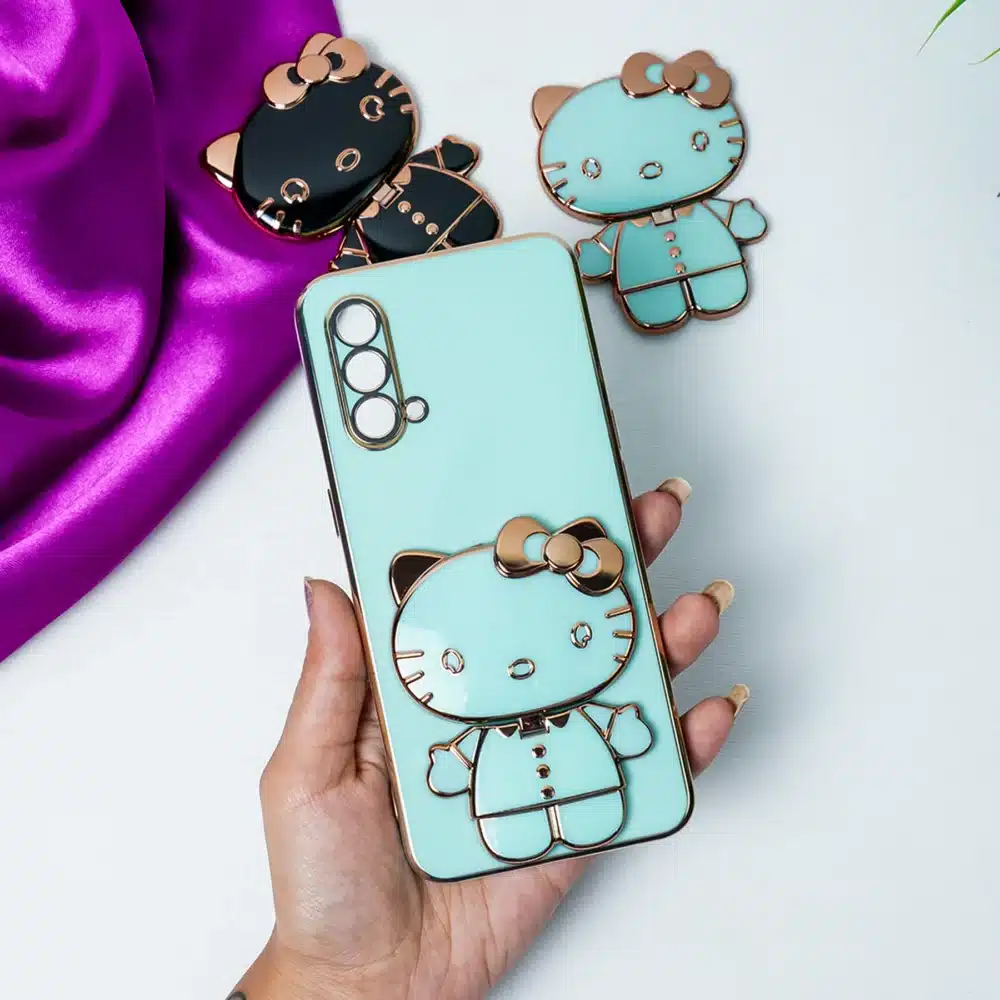 Charming Kitty Folding Mirror Stand Case - OnePlus - Image 7