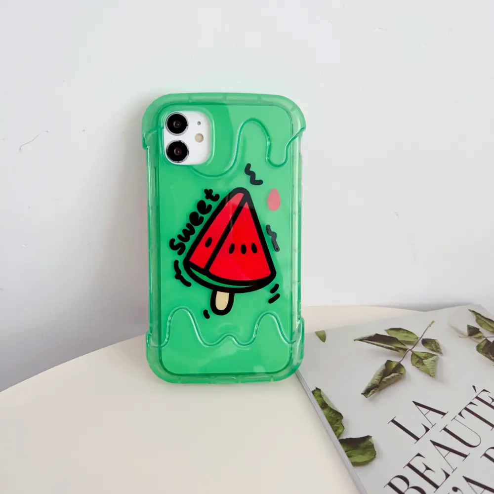 Watermelon Designer Translucent Silicon Case For IPhone - Image 4