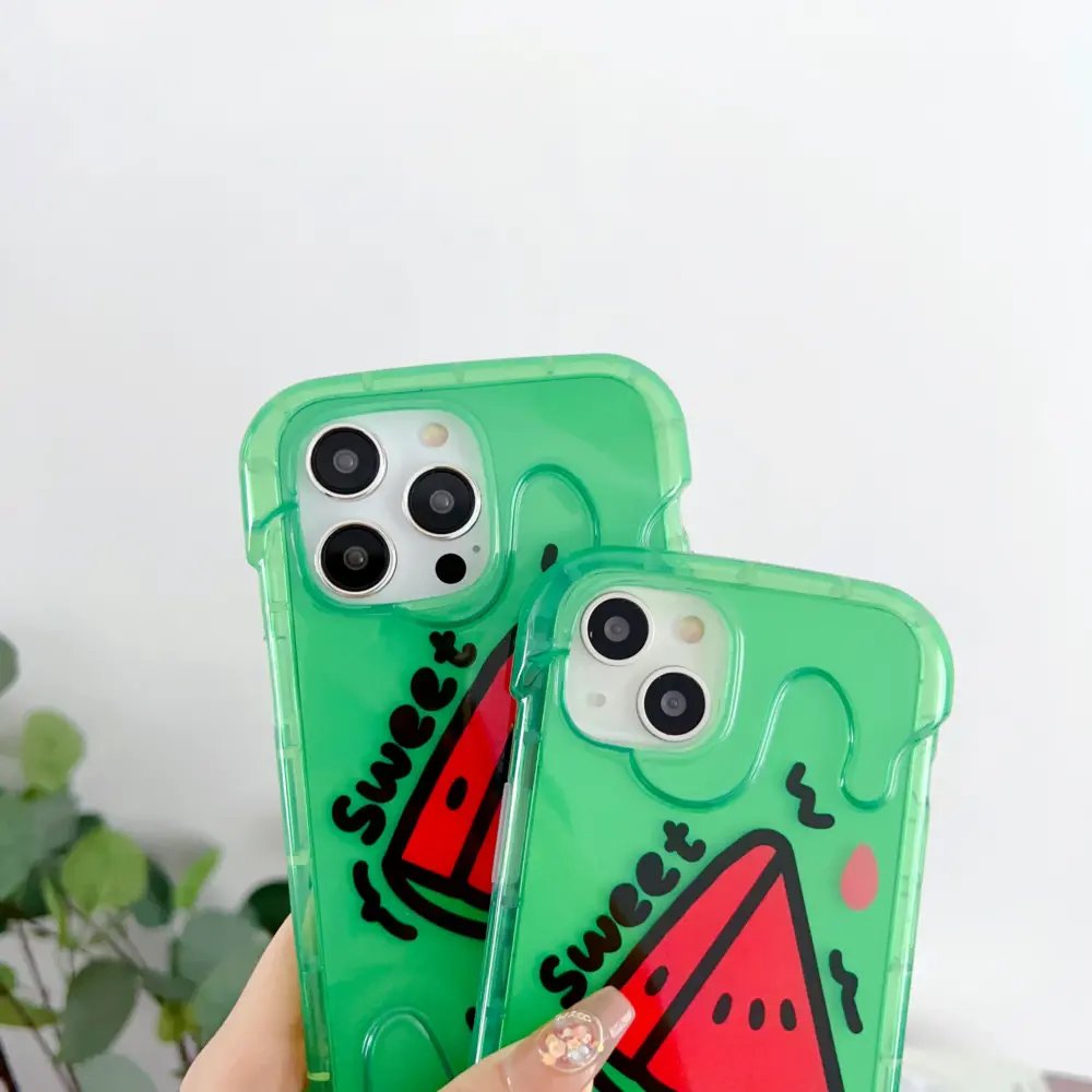 Watermelon Designer Translucent Silicon Case For IPhone - Image 5